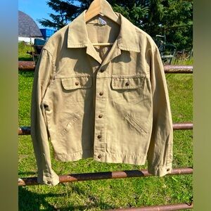 Vintage GWG tan denim chore jacket
